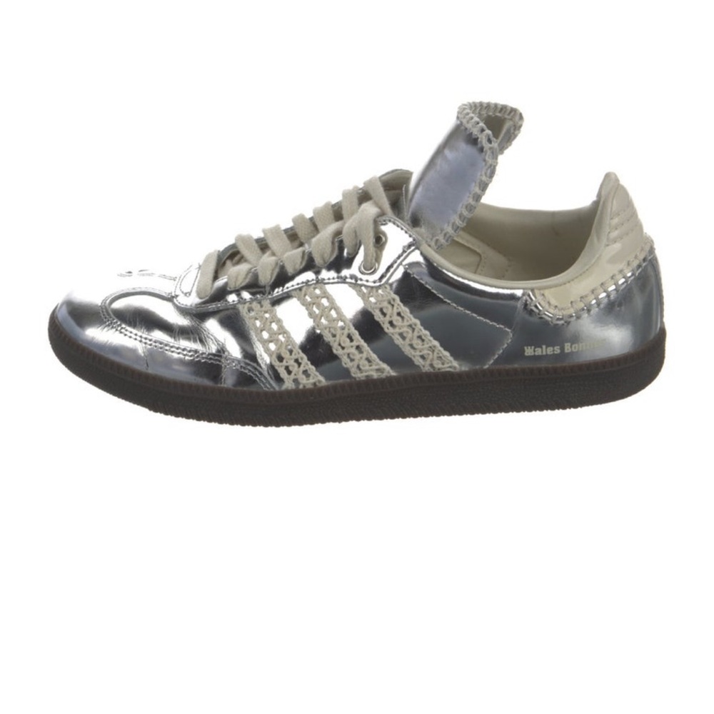 Wales Bonner x Adidas Originals Metallic Silver Sneakers